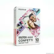 Fuji Film Mini Confetti Instax Film Multicolored, 10 Sheets, NEW 2023-5 EXPIRED