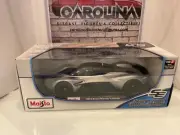 1:18 MAISTO 2021 ASTON MARTIN VALKYRIE SILVER ON BLACK CDF 9266
