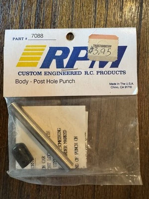 Vintage Rpm 7088 Body Post Hole Punch Tool Rc10 Losi Associated