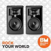 2 x JBL LSR305 MKII Powered Active Studio Monitor Speaker 5 Inch LSR-305 5" Pair