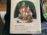 Department 56 North Pole Series #56.56730 Northern Lights Fire Station NIB