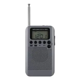 便攜式迷你高考聽力收音機FM/AM調頻收音機外置揚聲器老人收音機