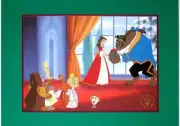 Beauty and the Beast and Lumiere Commemorative Lithograph