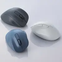 在飛比找momo購物網優惠-【ELECOM】EX-G人體工學 無線靜音滑鼠(L)