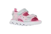 Kids Lightning Bolt Girls Nettie Pink Multi Strap Sandals
