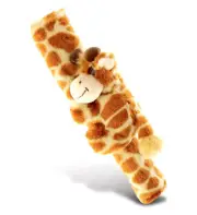 DolliBu Giraffe Plush Car Seatbelt Cover Soft Plush Cushion Support Belt Cover