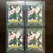 Zach Wilson Lot 2021 Panini Playoff Orange Plus 3 Base New York Jets