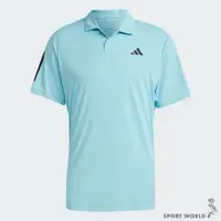 在飛比找蝦皮商城優惠-Adidas 男裝 短袖上衣 POLO衫 排汗 藍【運動世界