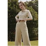 JENDES CONTRAST PIPING KNIT SET