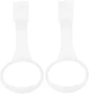 JOINPAYA 2pcs Bed Play Pen Fence Bite Gloves Hot Spring Equipment Special Equipment Crib Ring Crib Fence Bolster Ring Bed Ring Gel Kit Pp White