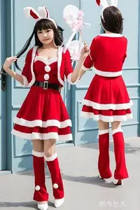 在飛比找Yahoo!奇摩拍賣優惠-【現貨精選】 2020爆款聖誕節服裝聖誕老人衣服聖誕主題服飾