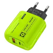 [GaN Tech] APD-555 45W 2-Port USB PD Charger USB-A+USB-C PD Fast Charging Wall Charger Adapter EU Plug US Plug for iPhon