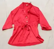 River Island Women's Heritage Tie Front Blouse JW7 Pink Size US:6 NWT