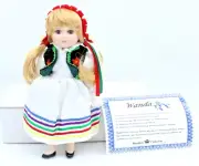 Royalton Collection WANDA From Poland 10" Fine Bisque Porcelain Doll NIB/COA