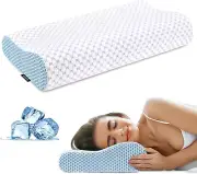 Cervical Neck Pillow for Pain Relief - Ergonomic Contour Memory Foam Pillows, Co