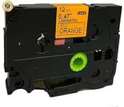 TZ-B31 TZe-B31 Black on Orange Fluorescent Compatible for Brother P-Touch TZ TZe Tape Label 12mm(0.47 Inch) x 8m (26.2ft) (1PK)