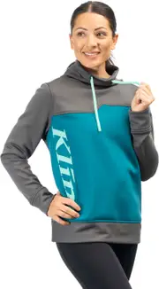 Klim Accelerate, functional pullover women , color: Dark Grey/Petrol , size: XL