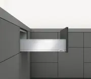 Blum 773K55S0S LEGRABOX 22" L x 5-1/16" H Full Extension - Grey