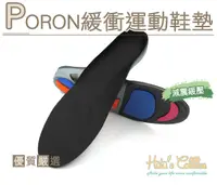 在飛比找Yahoo奇摩購物中心優惠-鞋墊．PORON緩衝運動鞋墊．6種尺寸．高彈 緩震 足弓支撐