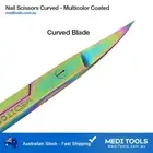 Nail Scissors Curved, Cuticle, Trimming, Manicure, Hangnail, Pedicure, Premium