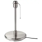 KRYSSMAST table lamp base, nickel-plated