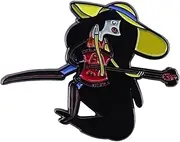 [Pinstant] Marceline the Vampire Queen Come Along With Me Adventure Time Cartoon Animated TV Show Princess Bubblegum 1.5" Enamel Pin Badge, 1.5 Inches, Enamel, enamel