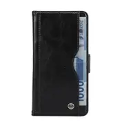 Horizontal Flip Leather Case For Iphone Xs / X With Card Slots and Arc Holder and Wallet and Photo Frame (Black)