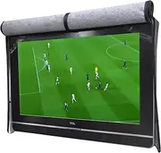 A1Cover Outdoor 75"-78" TV Set Cover,Scratch Resistant Liner Protect LED Screen Best-Compatible with Standard Mounts and Stands (Black)
