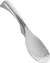 Ciieeo Stainless Steel Non Stick Rice Spoon Reusable Kitchen Utensil for Serving Rice with Comfortable Grip for Home and Restaurant Use