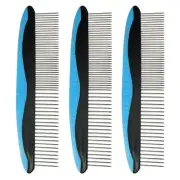 Metal Combs for Dogs and Cats, Pet Steel Brusher for Removing Tangles & Knots...