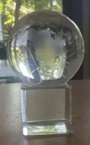 crystal world globe