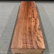 CW328 Curly Claro Walnut Billet Block Carving Craft Knife Handle Call 24.25"