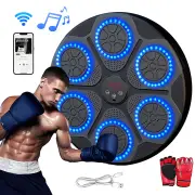 KALOAD Music Boxing Machine with Gloves Smart bluetooth RGB Light Rythm Wall Mounted Dynamic Hitting Feedback Boxing Tra