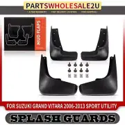 Splash Guard Mud Guards Mud Flaps RH & LH 4pcs for Suzuki Grand Vitara 2006-2013 (for: Suzuki)
