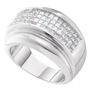 1 1/4CT-Diamond INVISIBLE BAND
