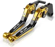 Extendable Brake Clutch Lever for YAM&AHA MT10 MT-10 2016 2017 2018 2019 2020 Motorcycle 16-19 MT 10 Adjustable CNC Aluminum Folding Brake Clutch Levers Handle (Color : 8)