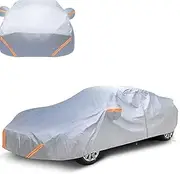 Oxford Car Cover for Seat Alhambra| All-Weather Rain Snow Resistant Scratch Resistant Protection Accessories,Indoor and Outdoor UE-MAOLU(Silver)