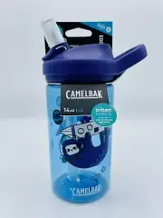 Camelbak Eddy+ Tritan Renew Kids 14 Oz Water Bottle Sloths In Space Purple Blue