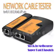 NETWORK PHONE LINE TOOL LAN CABLE TESTER for RJ11, RJ12, RJ45, UTP, STP CAT5 UTP