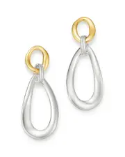 Ippolita Sterling Silver & 18K Yellow Gold Chimera Snowman Drop Earrings