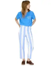 [LMND] Amaya Soft Cotton Jeans in Stripes