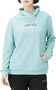 [PING] Pin Apparel 622-4166200 Women's Long Sleeve High Neck Shirt (Shawl Collar, Embossed Jersey) / Golf