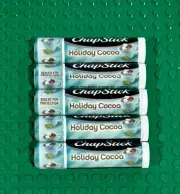 Five Chapstick Holiday Cocoa Lip Balm Lot New