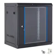 12U Network Cabinet Server Data Rack Wall Mount LAN Rack 400mmDeep Overall 0.6mm