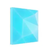 2pc Nanoleaf Blocks Add-On Kit Textured Squares Large Light Panel Sky Blue