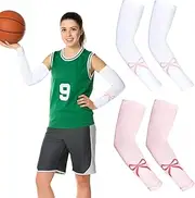 [Bunnycool] 2 Pairs Cross Arm Sleeve Christian Compression Arm Sleeve Youth Football Baseball Volleyball