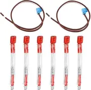 SYudwen 93866 RV Water Heater Thermal Cutoff Kits, Compatible Models #GCH10A-2E,G610-3E,GH610-3E,GCH6-4E GCH6-6E G6A-7E G6A-8E GC6AA-9E, for RV Atwood 91447 Water Heater Cutoff (8Pcs)