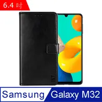 在飛比找PChome24h購物優惠-IN7 瘋馬紋 Samsung M32 (6.4吋) 錢包式