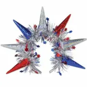 Patriotic Statue Of Liberty Tiara Headband Foil Patriotic Party Supplies