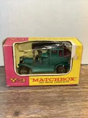 Matchbox Y-3 1910 Benz Limousine w/ Box Models Of Yesteryear Vintage England